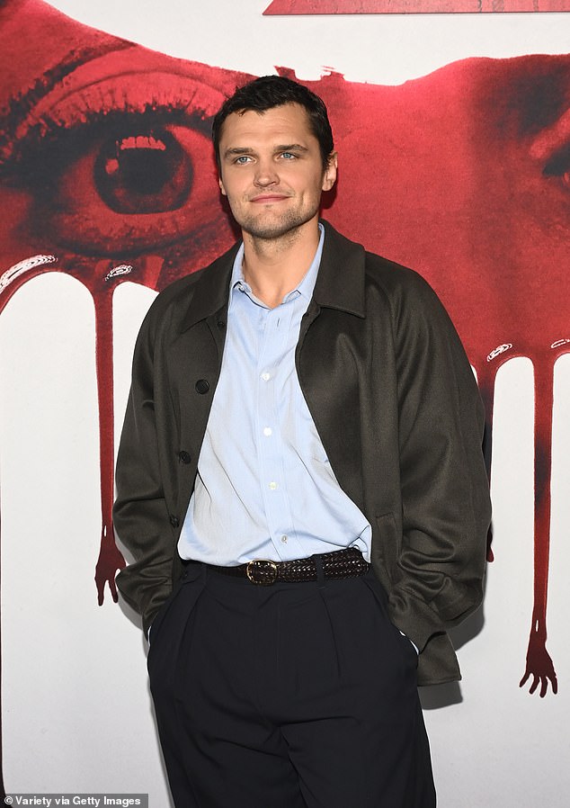 This week, Ray Nicholson, the nepo baby son of silver screen legend Jack Nicholson , revealed how the ALS-stricken star had lent him a helping hand and showed his support; pictured October 2024 in Los Angeles